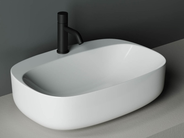 Раковина накладная овальная Ceramica Nova Element CN5012 фарфор цвет белый