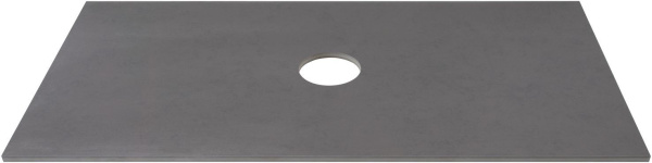 Столешница для ванной Allen Brau Reality 1.32024.G 91 см керамогранит, цвет серый