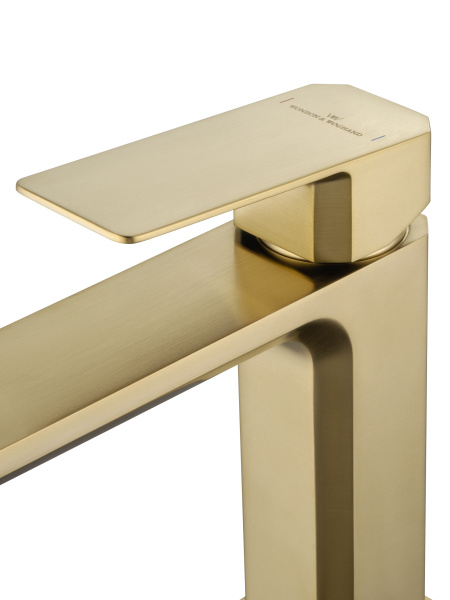 Смеситель для раковины Wonzon &amp; Woghand Diamond WW-88139011-BG брашированное золото