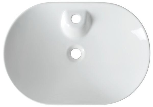 Раковина накладная овальная Allen Brau Fantasy 4.11020.20 керамика цвет белый