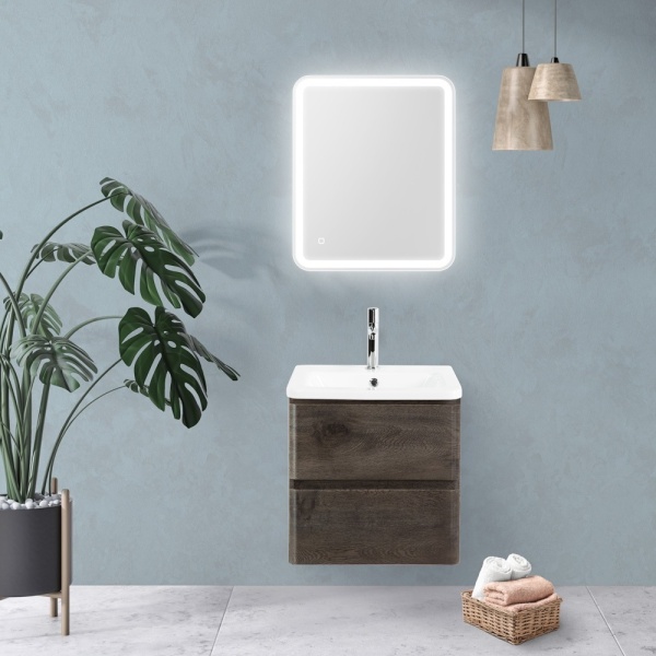 Зеркало с подсветкой BelBagno Marino SPC-MAR-500-600-LED-TCH 50x60 сенсор