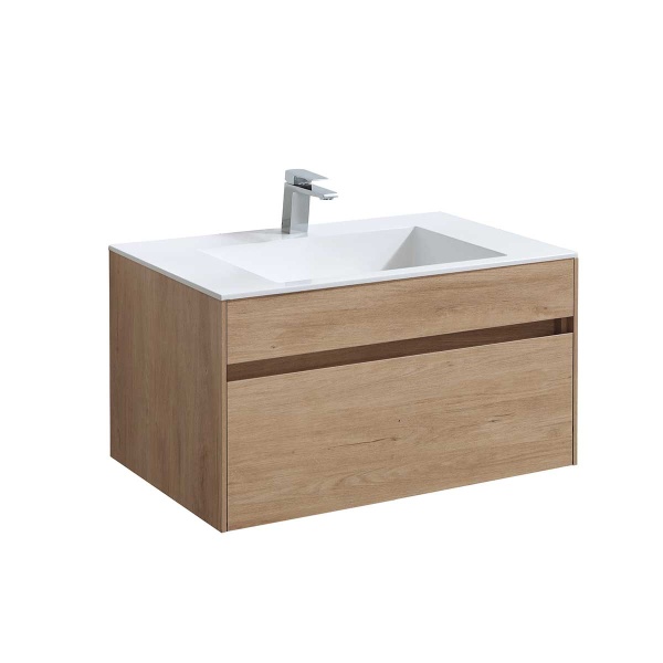 Тумба  подвесная Vincea Chiara VMC-2C800NO 80 см  1 ящик цвет N.Oak 