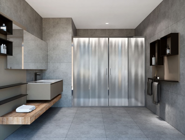 Душевая дверь Vincea Garda VDS-1G2170CH 170 см стекла матовые, профиль хром