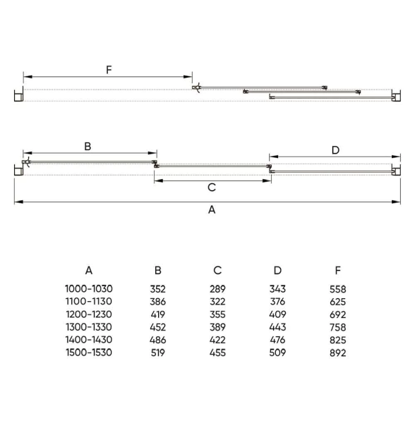 Душевая дверь Veconi Vianno VN31-130-01-C5 130 см стекла прозрачные, профиль хром