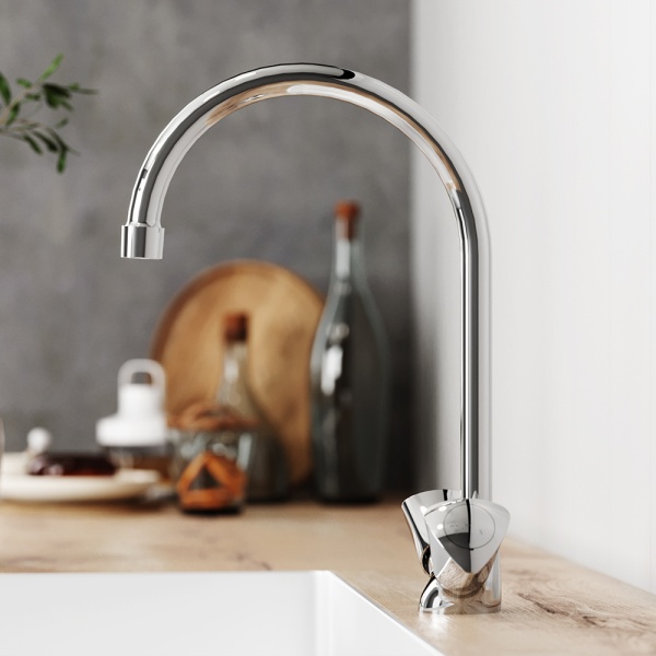 Смеситель для кухни Damixa Object 340000000 без подключения к фильтру хром