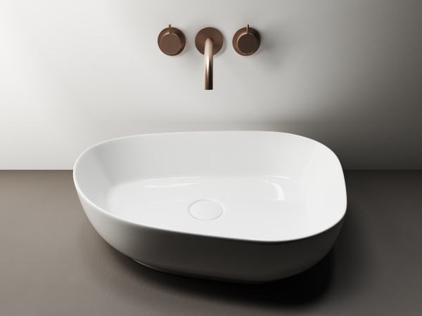 Раковина накладная нестандартная Ceramica Nova Element CN5003 фарфор цвет белый