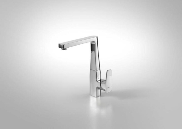 Смеситель для кухни Bravat Riffle F772106C без подключения к фильтру хром