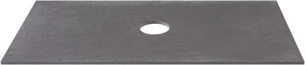 Столешница для ванной Allen Brau Reality 1.32024.GR-S 91 см керамогранит, цвет серый