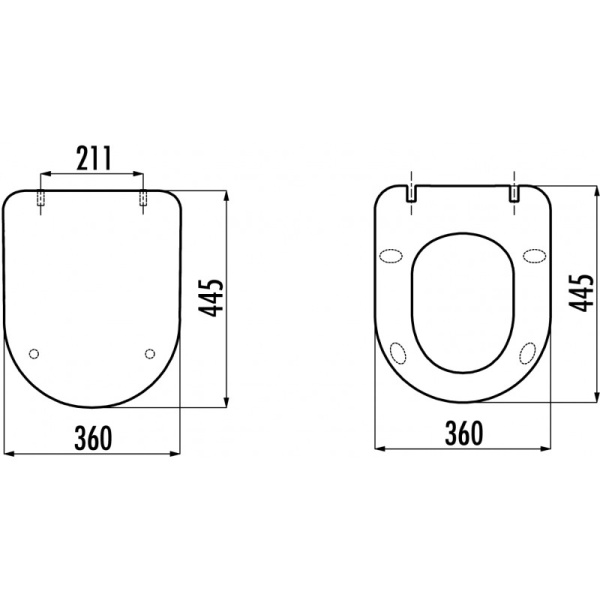 Крышка-сиденье Creavit Duck KC0903.02.0000E цвет белый