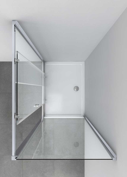 Душевой угол Vincea Alpha VSR-3AL9014MT прямоугольный 140x90 стекла матовые, профиль хром