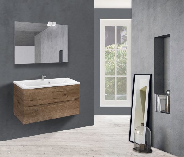 Тумба  подвесная Vincea Mia VMC-2MA900VO 90 см  2 ящика цвет V.Oak 