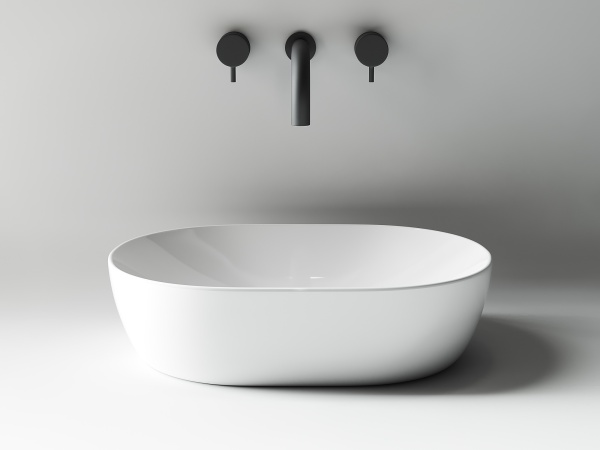 Раковина накладная овальная Ceramica Nova Element CN5010 фарфор цвет белый