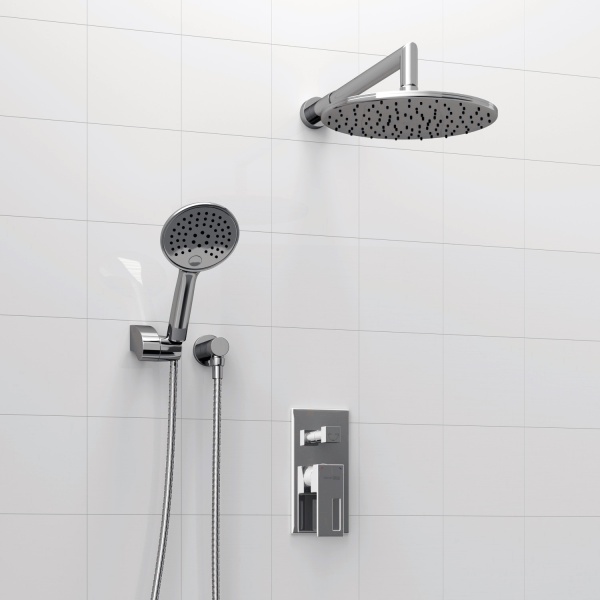 Душевая система со смесителем Wasserkraft  A14130 монтаж встраиваемая в стену без термостата хром