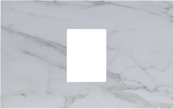 Столешница для ванной Allen Brau Priority 1.31009.M 65.8 см керамогранит, цвет белый