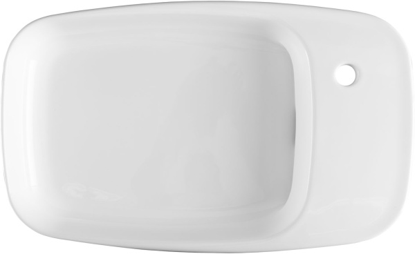 Раковина накладная прямоугольная Allen Brau Liberty 4.32012.20 керамика цвет белый