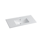 Раковина мебельная прямоугольная Vincea  VBS-13990S1 фарфор цвет белый