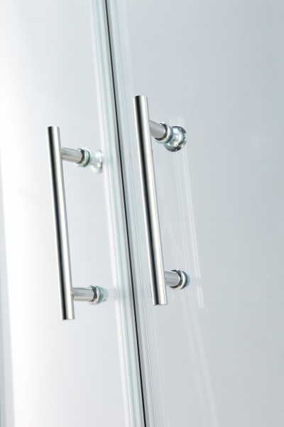 Душевой угол Cezares Momento MOMENTO-A-2-90-C-Cr квадратная   стекла , профиль 