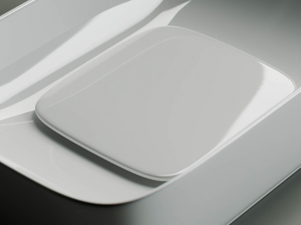 Раковина накладная прямоугольная Ceramica Nova Element CN5021 фарфор цвет белый