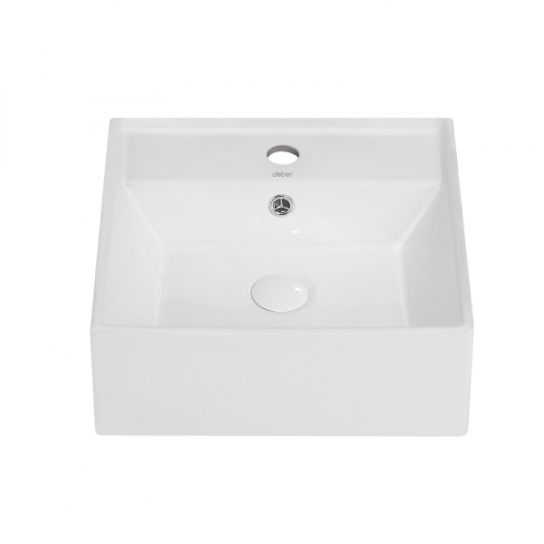 Раковина  квадратная  Abber Rechteck AC2208 фаянс цвет белый
