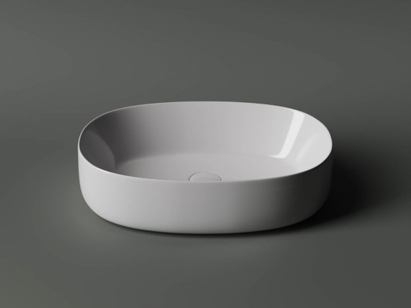 Раковина накладная овальная Ceramica Nova Element CN5023 фарфор цвет белый