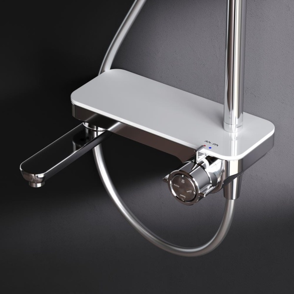 Душевая система со смесителем Am.Pm Like F0780700 монтаж настенная без термостата хром