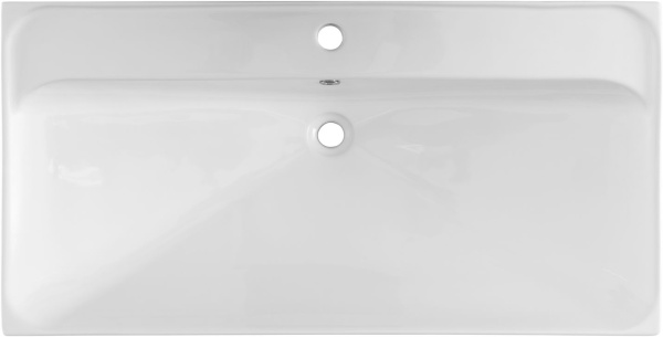 Раковина мебельная прямоугольная Aquanet Flash 00333269 керамика цвет белый