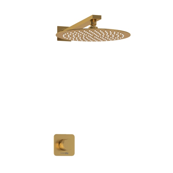 Душевая система со смесителем Wasserkraft Schunter 8200 A8251.180.259 монтаж встраиваемая в стену без термостата золото