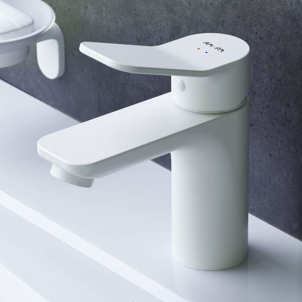 Смеситель для раковины Am.Pm X-Joy F85A02133 белый матовый