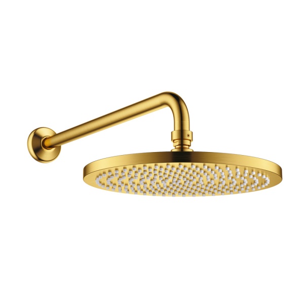 Душевая система со смесителем Cezares Eco ECO-DSET-BORO монтаж встраиваемая  в стену без термостата брашированное золото