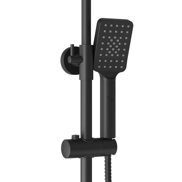 Душевая система со смесителем Grossman Style 500.K35.05.210 монтаж настенная без термостата черный