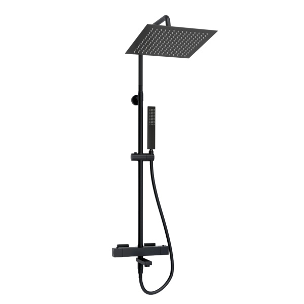 Душевая система со смесителем Wasserkraft  A299.162.218.BM Thermo монтаж настенная с термостатом черный