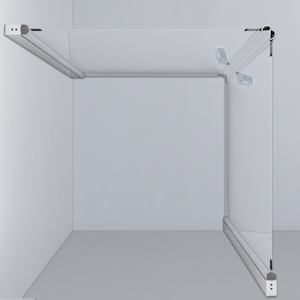 Душевой угол Vincea Orta VSS-1O9090CL квадратный 90x90 стекла прозрачные, профиль хром