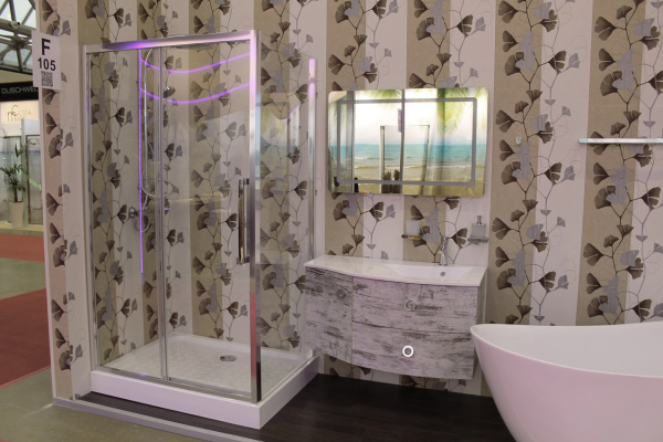 Душевой угол Cezares Lux soft LUX-SOFT-W-AH-1-120/100-C-Cr-IV прямоугольная  стекла прозрачные, профиль хром