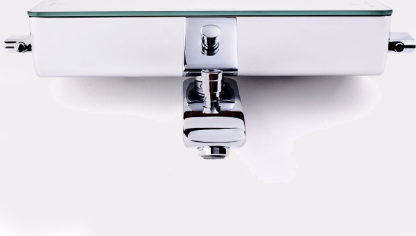 Смеситель для ванны или душа Hansgrohe Ecostat Select 13141400 настенный 
с термостатом хром