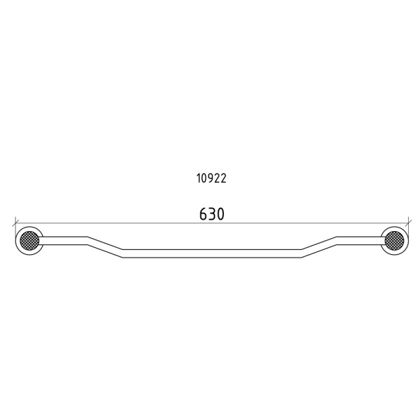 Полотенцедержатель Boheme Royal Cristal 10922-CR настенный хром