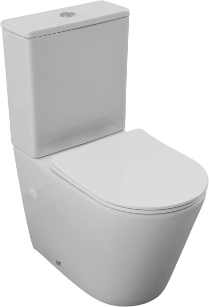 Чаша напольного унитаза Aquanet  Atago 2.0 C1 цвет белый