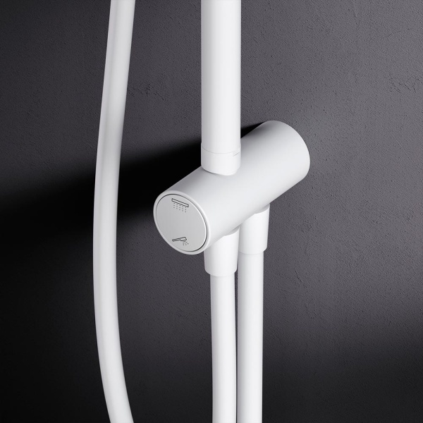 Душевая система без смесителя Am.Pm Gem F0790033 монтаж настенная без термостата белый