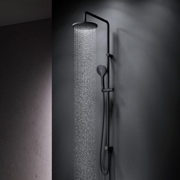 Душевая система без смесителя Am.Pm Gem F0790022 монтаж настенная без термостата черный