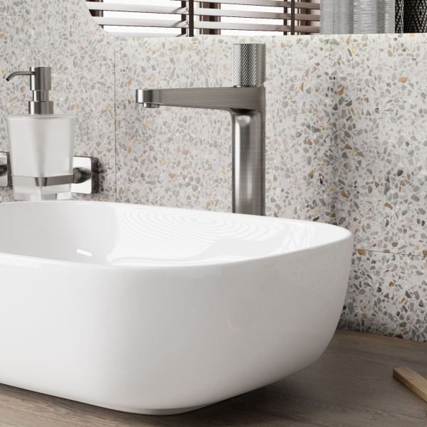 Смеситель для раковины Wasserkraft Tauber 6403H никель