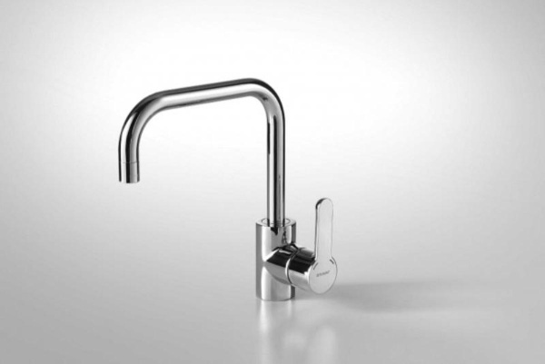 Смеситель для кухни Bravat Stream F73783C-1A без подключения к фильтру хром