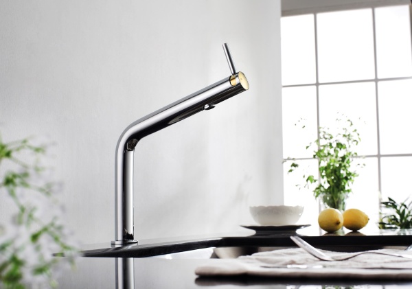 Смеситель для кухни Bravat Ozen F7354388CP-ENG без подключения к фильтру хром