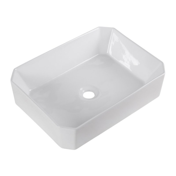 Раковина накладная нестандартная BelBagno  BB1386 фаянс цвет белый