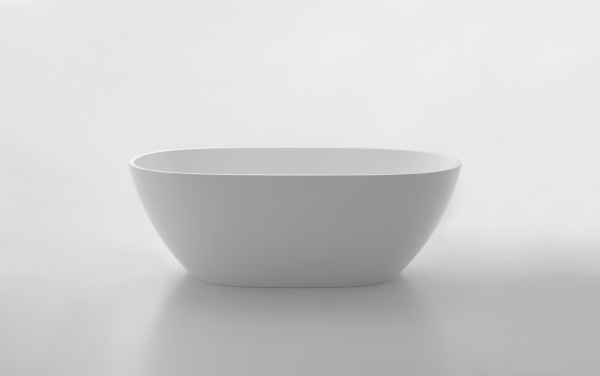 Акриловая ванна отдельностоящая BelBagno  BB81-1500 150x75 овальная цвет белый