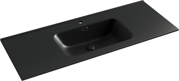 Раковина мебельная прямоугольная Ceramica Nova Element CN7006MB фарфор цвет черный матовый