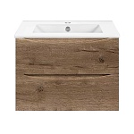 Тумба  подвесная Vincea Mia Slim VMC-2MC700S1VO 70 см  2 ящика цвет V.Oak 