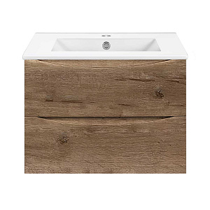 Тумба  подвесная Vincea Mia Slim VMC-2MC700S1VO 70 см  2 ящика цвет V.Oak 