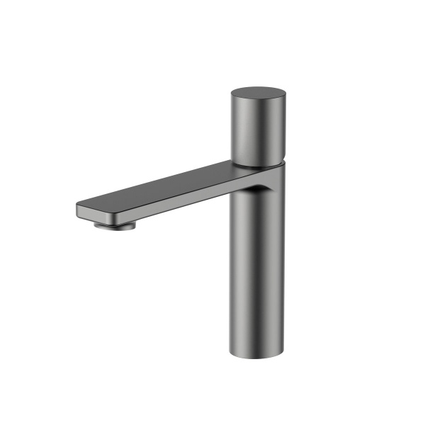 Смеситель для раковины Vincea Vogue VBF-4V3GM вороненая сталь