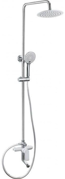 Душевая система со смесителем Aquanet Arctic AF520-72-R-CW монтаж настенная без термостата белый/хром