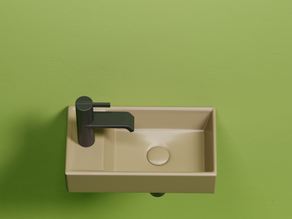 Раковина подвесная прямоугольная Ceramica Nova Element CN6051RMC фарфор цвет бежевый матовый