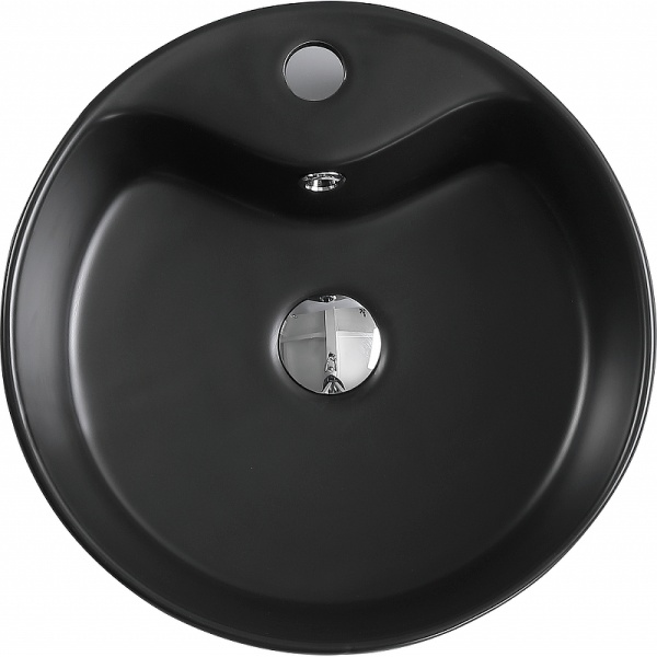 Раковина  круглая Esbano BERYL ESRNBERYMB фаянс цвет черный матовый